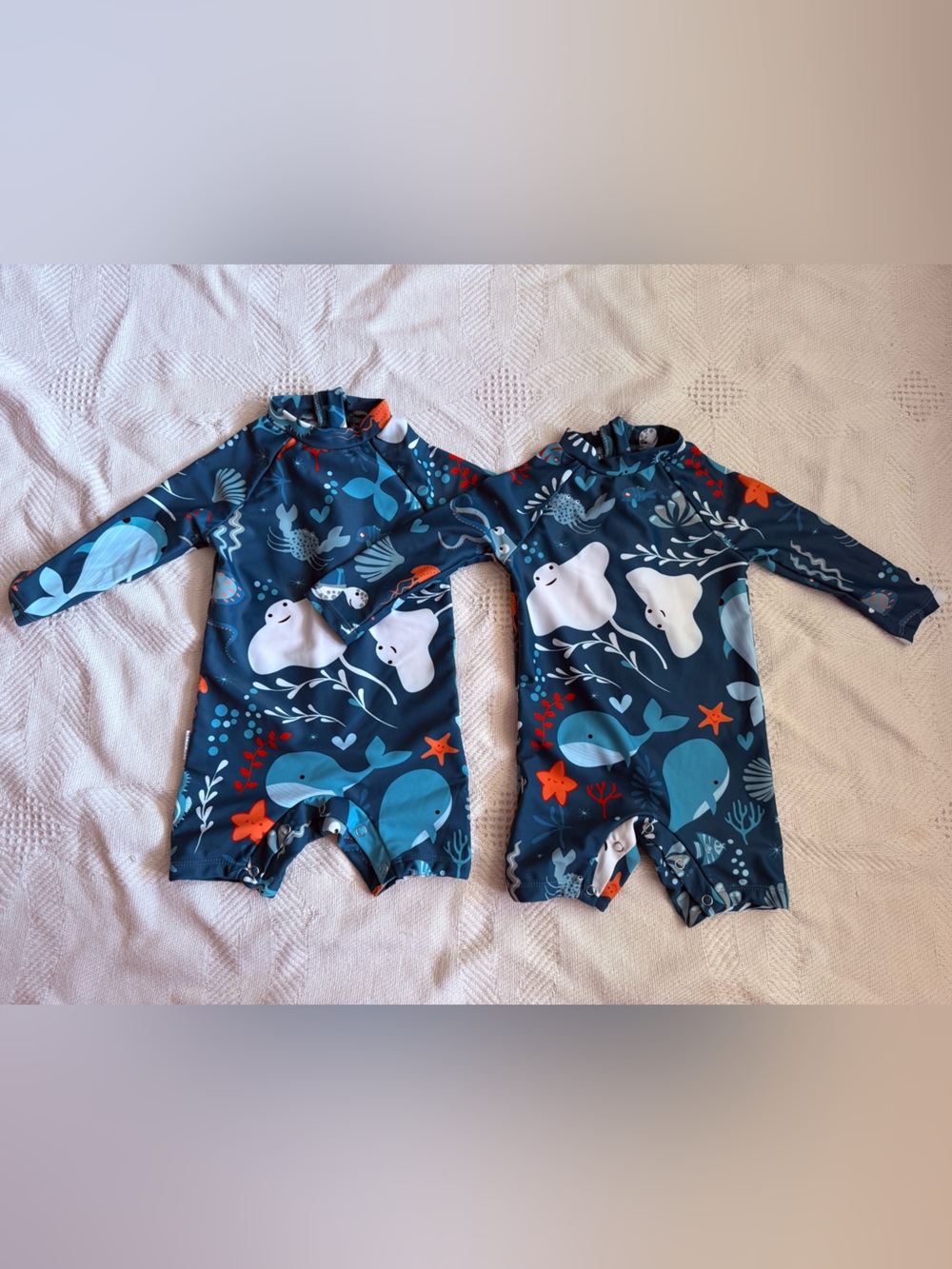UpandFast Ocean Rash Guards | 3–6M | TWIN